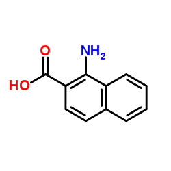 1-氨基-2-萘甲酸结构式