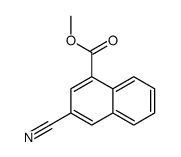 3-氰基-1-萘酸甲酯结构式