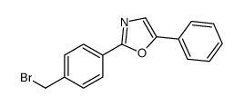 2-[4-(bromomethyl)phenyl]-5-phenyl-1,3-oxazole Structure