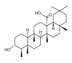 3α-Hydroxy-D:A-friedooleanan-26-oic acid Structure