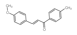 (2E)-3-(4-甲氧基苯基)-1-(4-甲基苯基)-2-丙烯-1-酮结构式