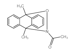 9,10-(Epoxyimino)anthracene, 11-acetyl-9,10-dihydro-9,10-dimethyl-结构式