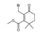 methyl 2-(bromomethyl)-6,6-dimethyl-3-oxocyclohex-1-ene-1-carboxylate Structure