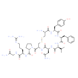 argipressin, Val(4)-结构式
