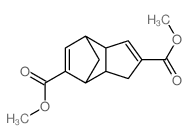 (+-)-(3arH.7acH)-3a,4,7,7a-tetrahydro-4c,7c-methano-indene-dicarboxylic acid-(2.6)-dimethyl ester Structure