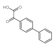 2-oxo-2-(4-phenylphenyl)acetic acid Structure