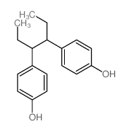 4,4''-(1,2-Diethylethylene)Diphenol Structure
