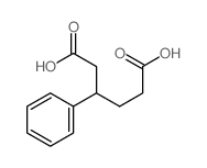 3-phenylhexanedioic acid Structure