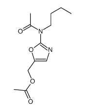 [2-[acetyl(butyl)amino]-1,3-oxazol-5-yl]methyl acetate结构式