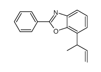 7-but-3-en-2-yl-2-phenyl-1,3-benzoxazole结构式