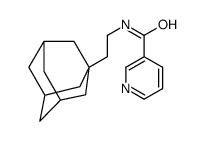 N-[2-(1-adamantyl)ethyl]pyridine-3-carboxamide结构式