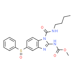1-n-butylcarbamoyl oxfendazole结构式