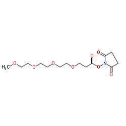 甲基-PEG4-NHS酯结构式