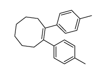 1,2-bis(4-methylphenyl)cyclooctene Structure