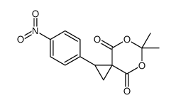 6,6-dimethyl-2-(4-nitrophenyl)-5,7-dioxaspiro[2.5]octane-4,8-dione Structure