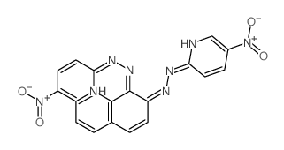 1,2-Naphthalenedione,1,2-di-2-(5-nitro-2-pyridinyl)hydrazone结构式
