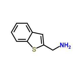 1-苯并噻酚-2-基甲胺结构式