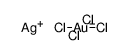 silver tetrachloroaurate(III)结构式