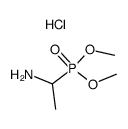 dimethyl l-aminoethylphosphonate hydrochloride Structure