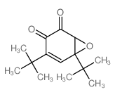 7-Oxabicyclo[4.1.0]hept-4-ene-2,3-dione,4,6-bis(1,1-dimethylethyl)- Structure