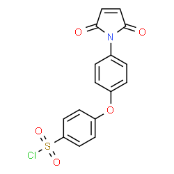4-[4-(2,5-DIOXO-2,5-DIHYDRO-PYRROL-1-YL)-PHENOXY]-BENZENESULFONYL CHLORIDE Structure