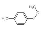 1-methoxysulfanyl-4-methyl-benzene结构式
