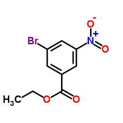 3-溴-5-硝基苯甲酸乙酯结构式