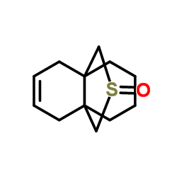 4alpha,8alpha-(Methanothiomethano)naphthalene, 1,2,3,4,5,8-hexahydro-,10-oxide structure