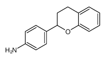 Benzenamine, 4-(3,4-dihydro-2H-1-benzopyran-2-yl)- (9CI)结构式