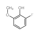 2-Fluoro-6-methoxyphenol structure