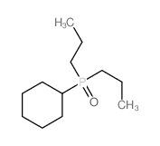 Phosphine oxide, cyclohexyldipropyl-结构式