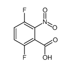 3,6-difluoro-2-nitro-benzoic acid Structure