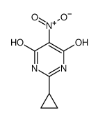 2-环丙基-5-硝基嘧啶-4,6-二酚结构式
