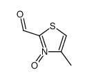 2-Thiazolecarboxaldehyde, 4-methyl-, 3-oxide (9CI)结构式