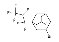1-bromo-3-(1,1,2,3,3,3-hexafluoropropyl)adamantane结构式