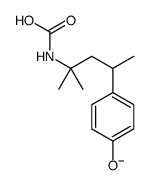 4-(4-Hydroxyphenyl)-2-methylpentan-2-ylcarbamate Structure