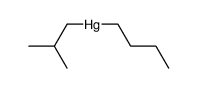 butyl-isobutyl-mercury Structure