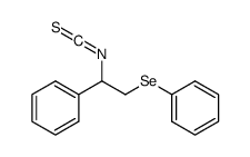 (2-isothiocyanato-2-phenylethyl)selanylbenzene结构式