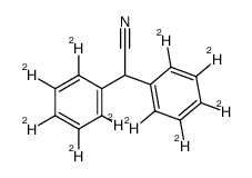 Diphenylacetonitrile结构式