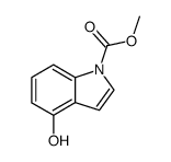 4-hydroxy-1-methoxycarbonylindole Structure