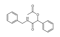2-(benzylamino)-2-oxo-1-phenylethyl acetate结构式
