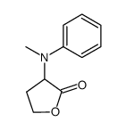 α-N-methylanilino-γ-butyrolactone结构式