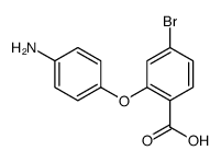2-(4-aminophenoxy)-4-bromobenzoic acid结构式