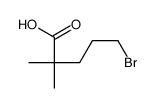 5-bromo-2,2-dimethylpentanoic acid Structure