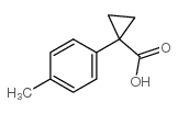 1-(4-甲基苯基)-1-环丙甲酸结构式