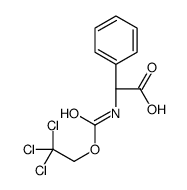 (S)-phenyl[[(2,2,2-trichloroethoxy)carbonyl]amino]acetic acid结构式