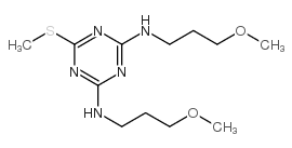2-N,4-N-bis(3-methoxypropyl)-6-methylsulfanyl-1,3,5-triazine-2,4-diamine Structure