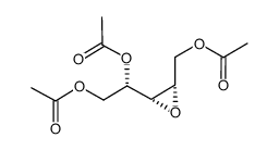 rel-(2R,3R,4R)-1,2,5-triacetoxy-3,4-epoxypentane结构式