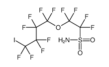 1,1,2,2-TETRAFLUORO-2-(1,1,2,2,3,3,4,4-OCTAFLUORO-4-IODOBUTOXY)-ETHANESULFONAMIDE结构式