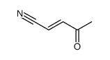 4-oxopent-2-enenitrile结构式